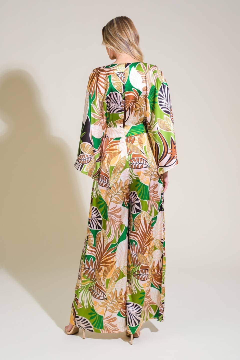 RIPPLE EFFECT WOVEN JUMPSUIT - Flying Tomato - Flyclothing LLC