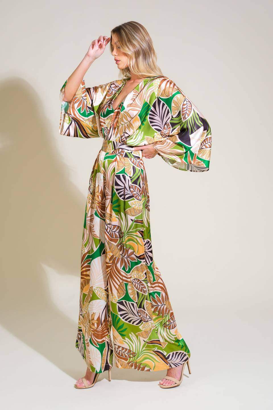 RIPPLE EFFECT WOVEN JUMPSUIT - Flying Tomato - Flyclothing LLC