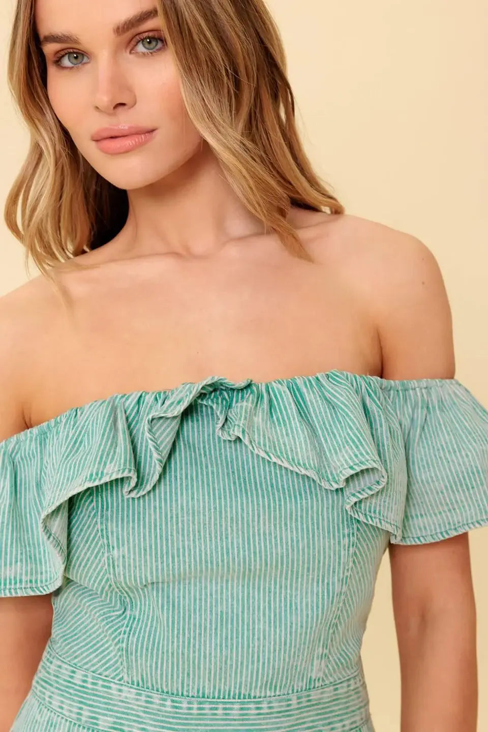 YOURS TO KEEP NAVY WOVEN ROMPER - Flying Tomato - Flyclothing LLC