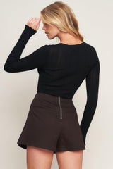 SERENE CHICNESS WOVEN SKORT - Flying Tomato - Flyclothing LLC