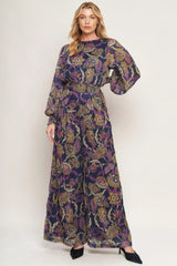 WHISPERING PINES WOVEN JUMPSUIT - Flying Tomato - Flyclothing LLC