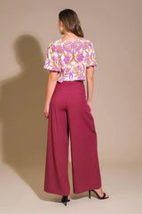 TERRACE VIEWS WOVEN PANTS - Flying Tomato - Flyclothing LLC