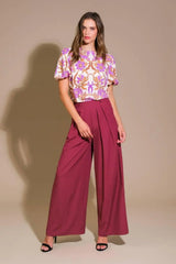 TERRACE VIEWS WOVEN PANTS - Flying Tomato - Flyclothing LLC