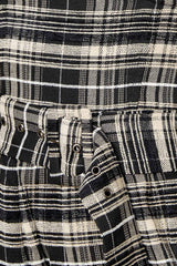 SAND DUNE WOVEN PLAID JUMPSUIT - Flying Tomato - Flyclothing LLC