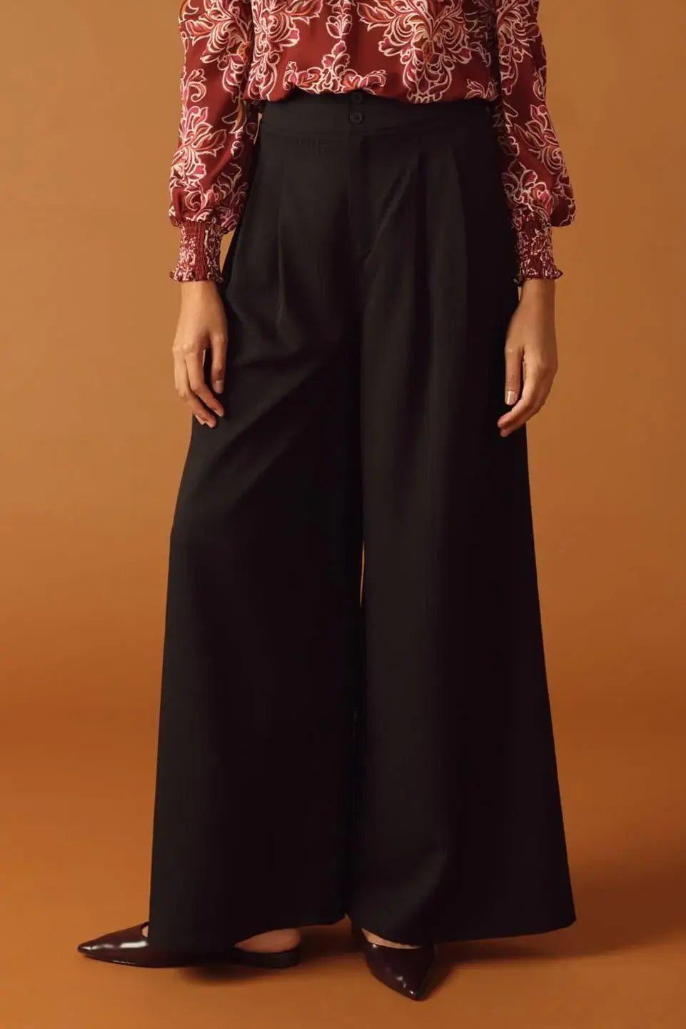 SWEET REMINISCENCE WOVEN WIDE LEG PANTS - Flying Tomato - Flyclothing LLC