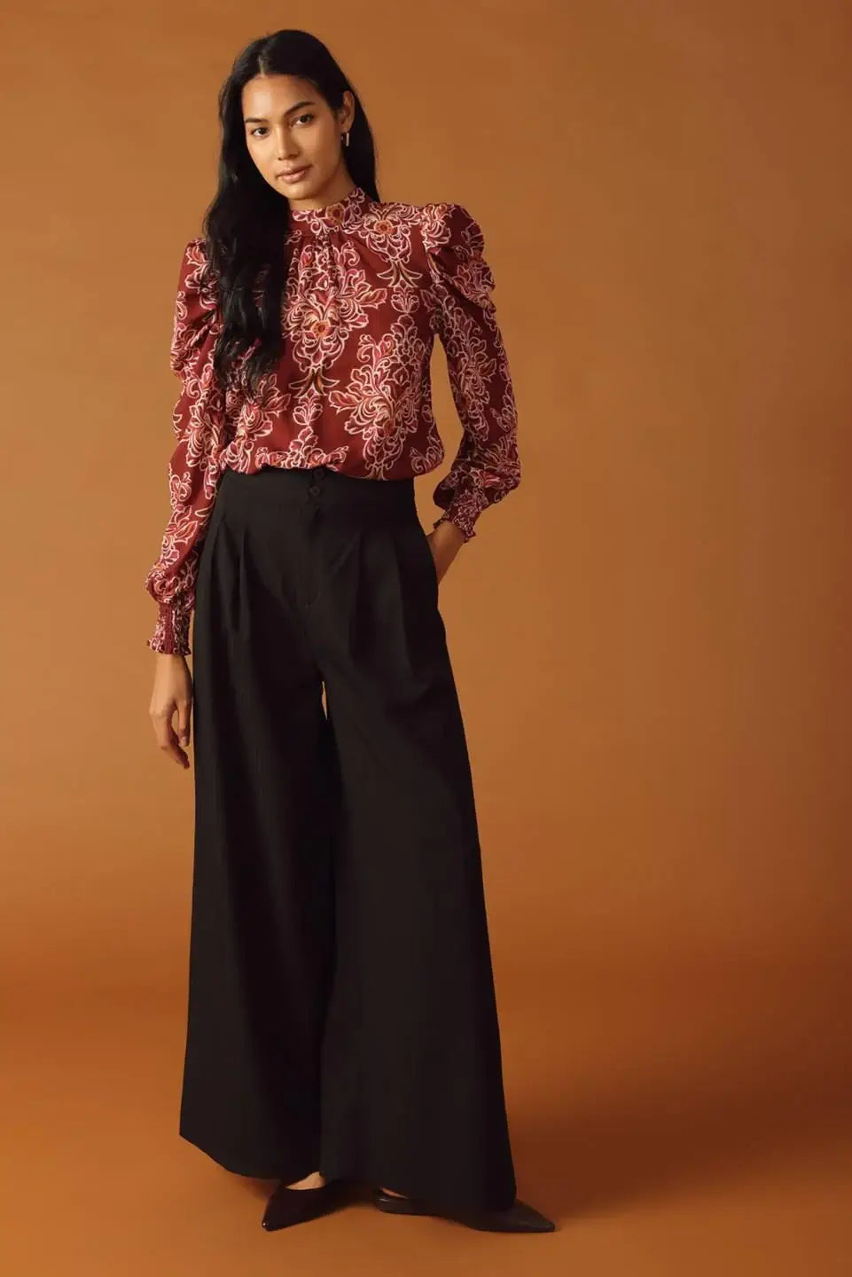 SWEET REMINISCENCE WOVEN WIDE LEG PANTS - Flying Tomato - Flyclothing LLC
