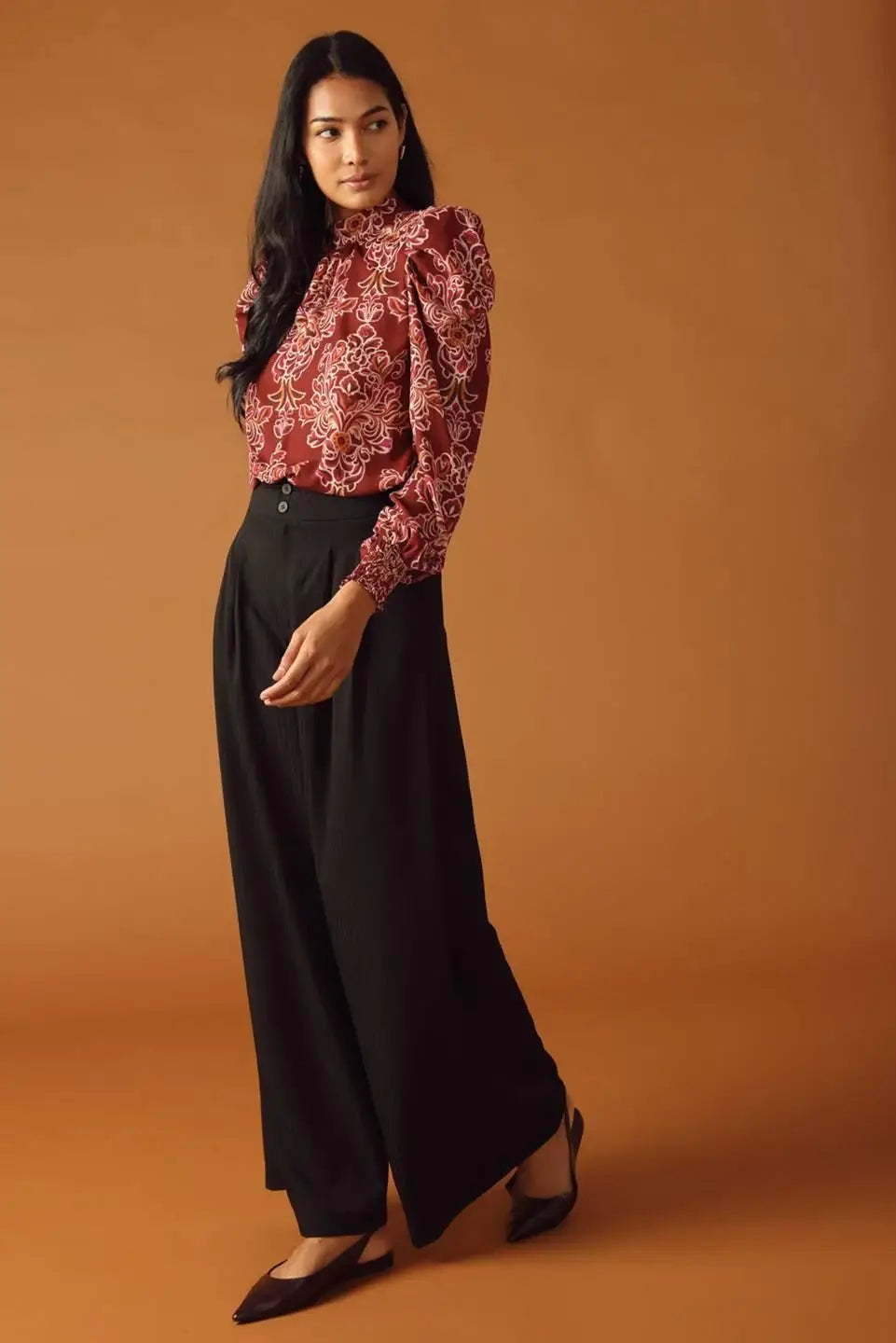 SWEET REMINISCENCE WOVEN WIDE LEG PANTS - Flying Tomato - Flyclothing LLC