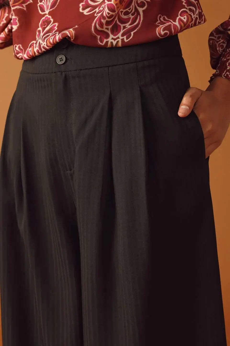 SWEET REMINISCENCE WOVEN WIDE LEG PANTS - Flying Tomato - Flyclothing LLC