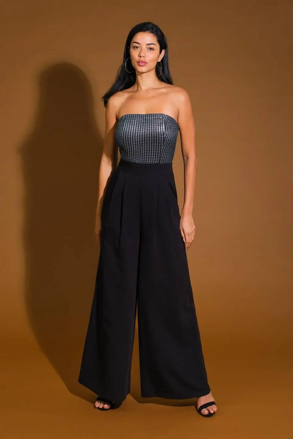 GLIMPSE OF GRACE WOVEN JUMPSUIT - Flying Tomato - Flyclothing LLC