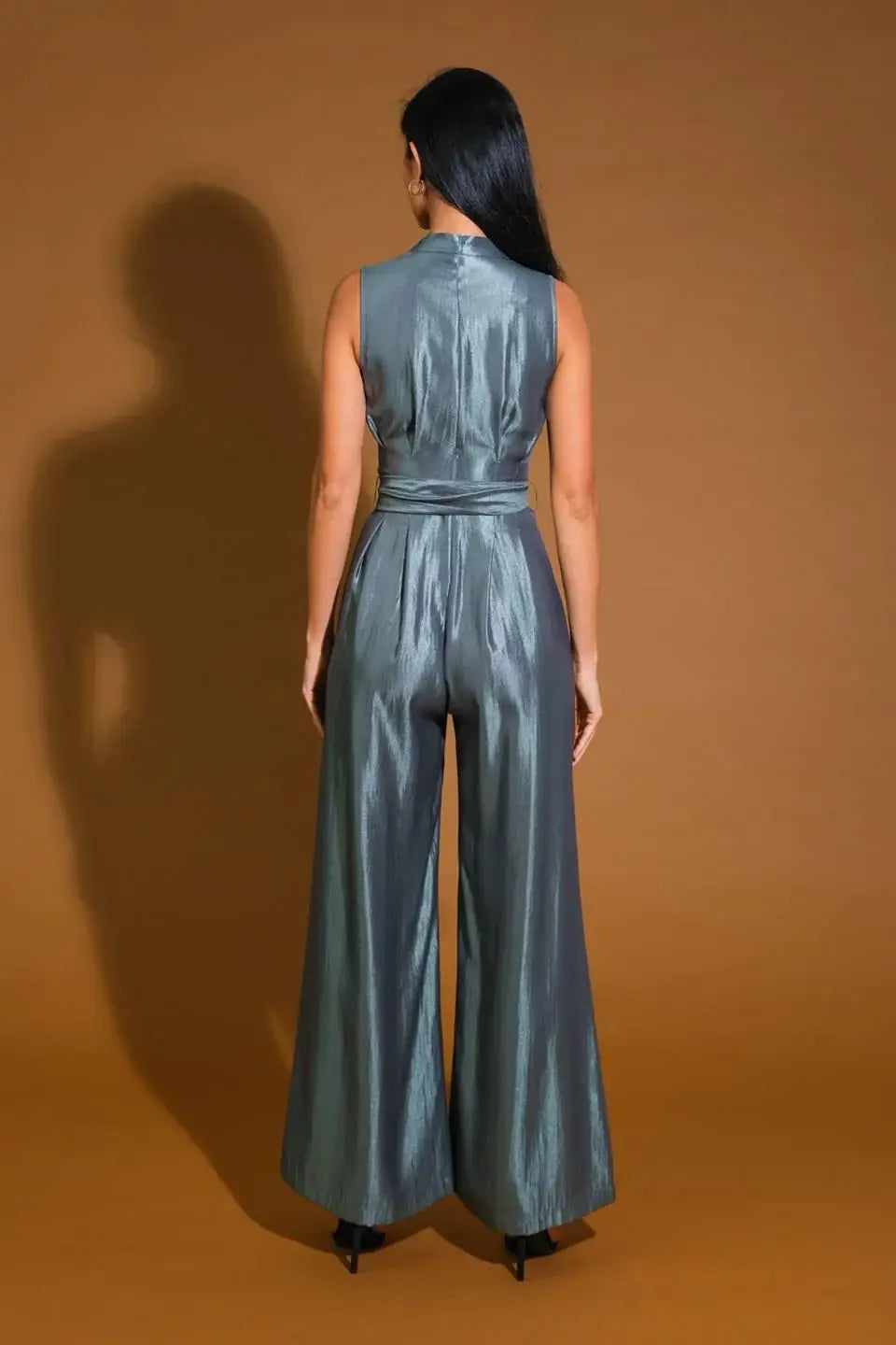 ROMANCE IN LOVE WOVEN JUMPSUIT - Flying Tomato - Flyclothing LLC