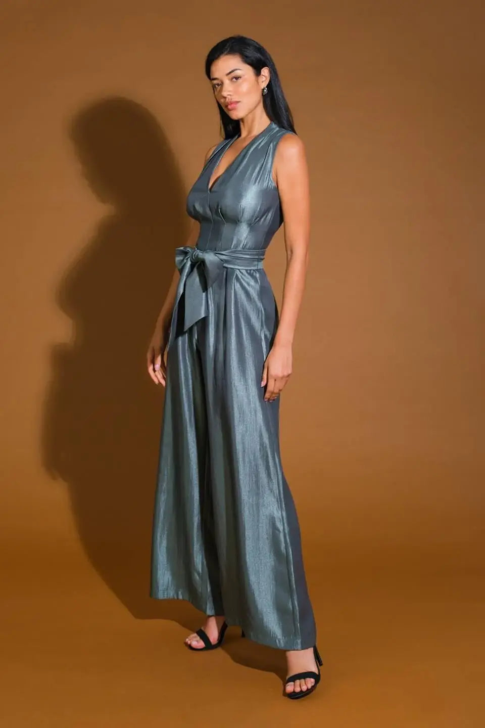ROMANCE IN LOVE WOVEN JUMPSUIT - Flying Tomato - Flyclothing LLC