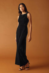 FINAL TOUCHES VELVET JUMPSUIT - Flying Tomato - Flyclothing LLC