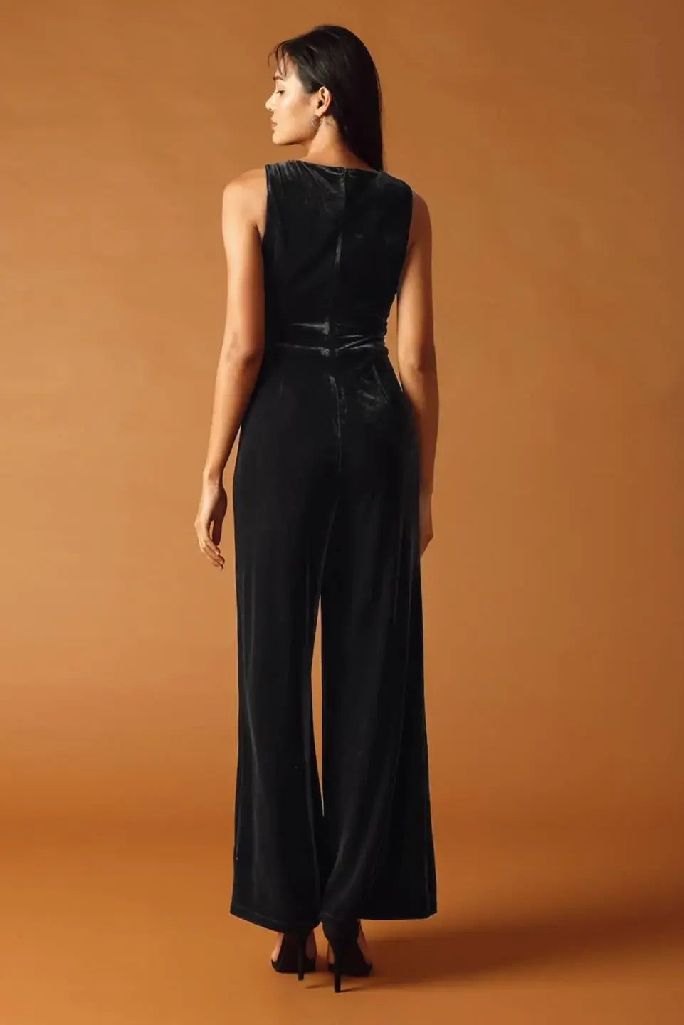 FINAL TOUCHES VELVET JUMPSUIT - Flying Tomato - Flyclothing LLC