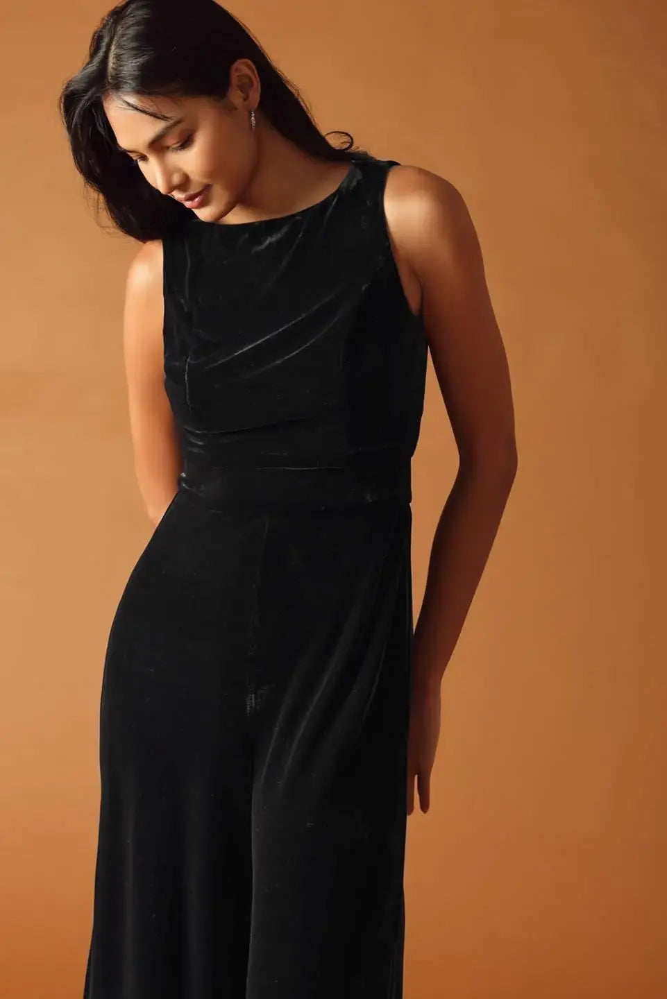 FINAL TOUCHES VELVET JUMPSUIT - Flying Tomato - Flyclothing LLC