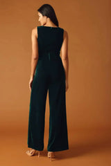 FINAL TOUCHES VELVET JUMPSUIT - Flying Tomato - Flyclothing LLC