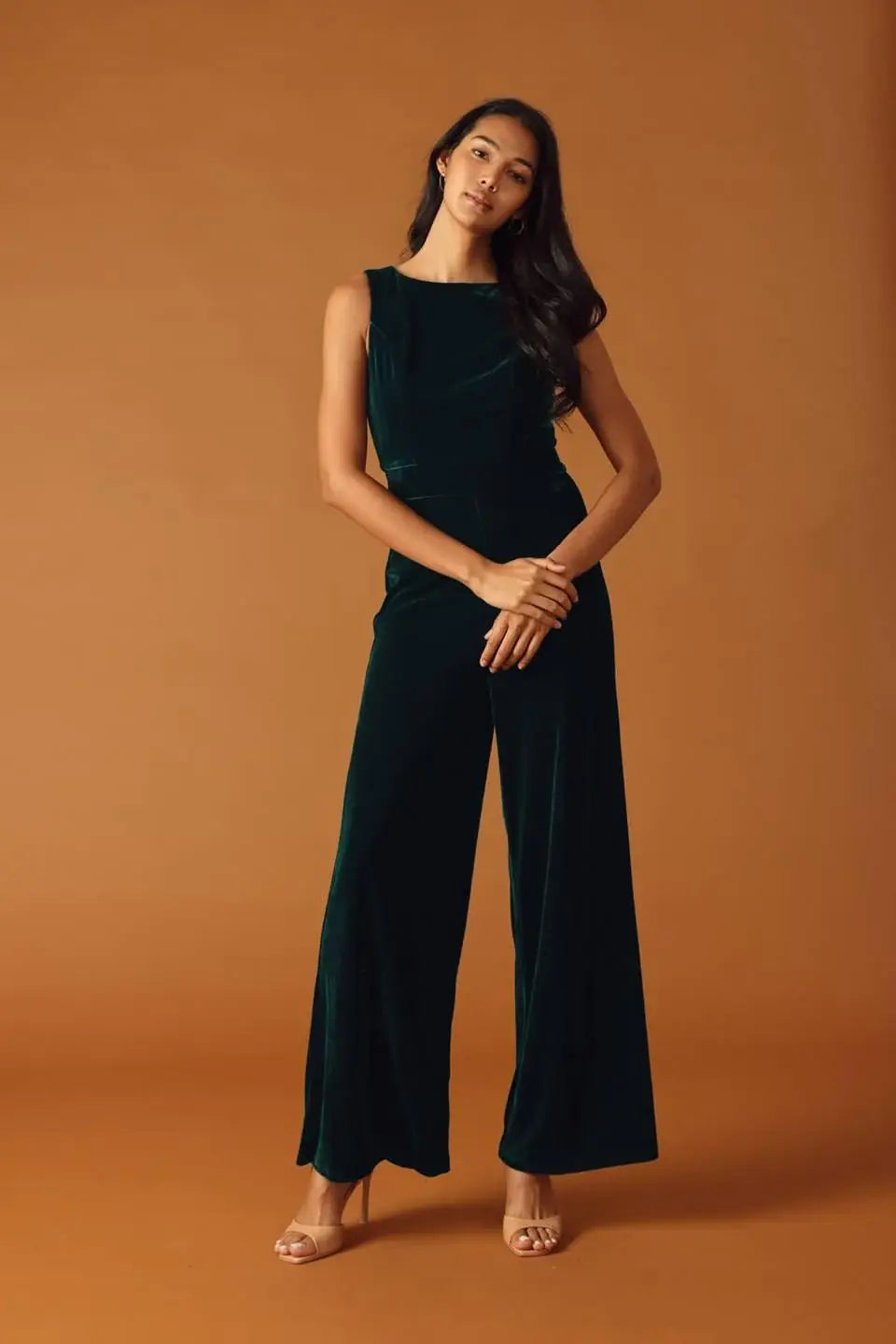FINAL TOUCHES VELVET JUMPSUIT - Flying Tomato - Flyclothing LLC