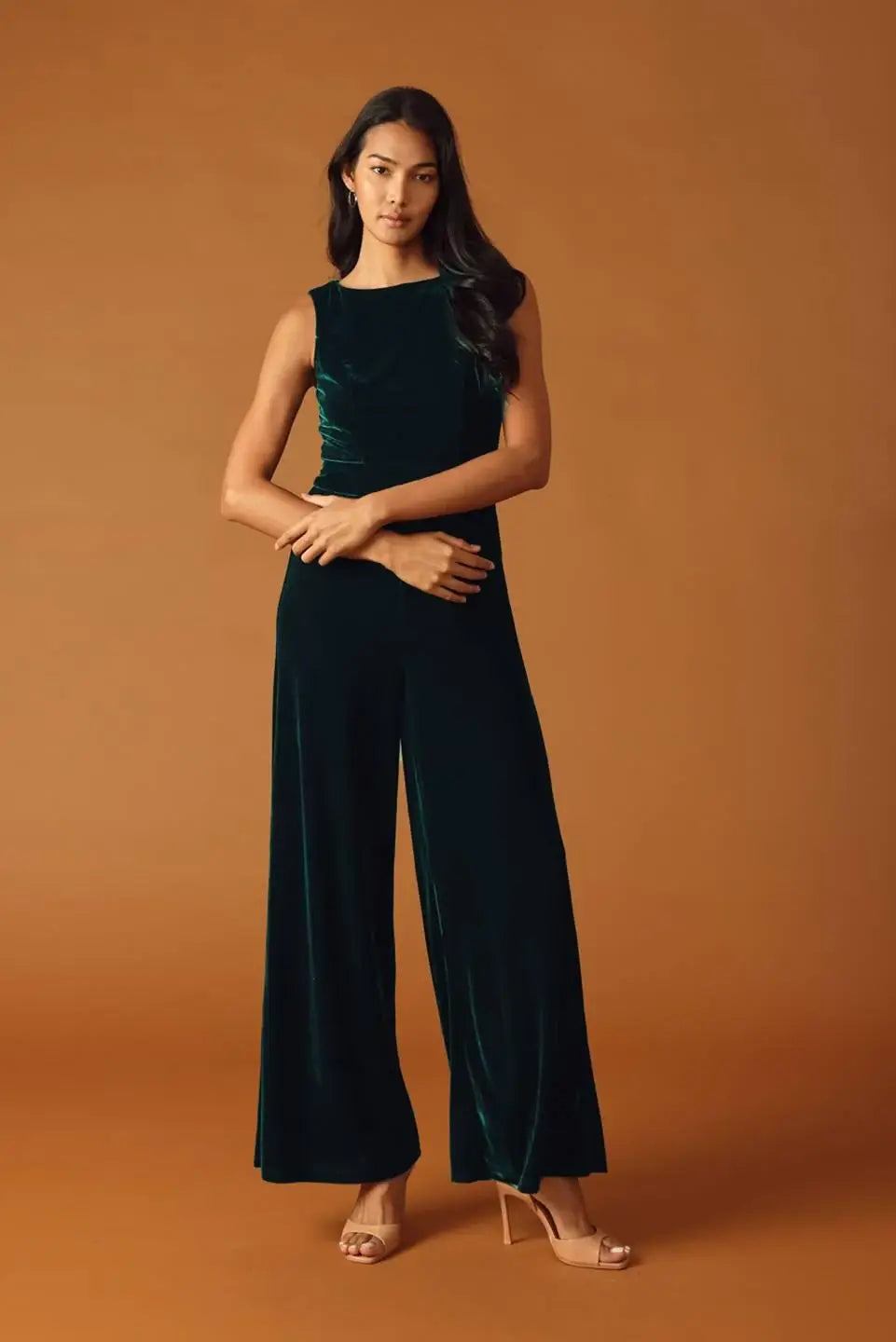 FINAL TOUCHES VELVET JUMPSUIT - Flying Tomato - Flyclothing LLC
