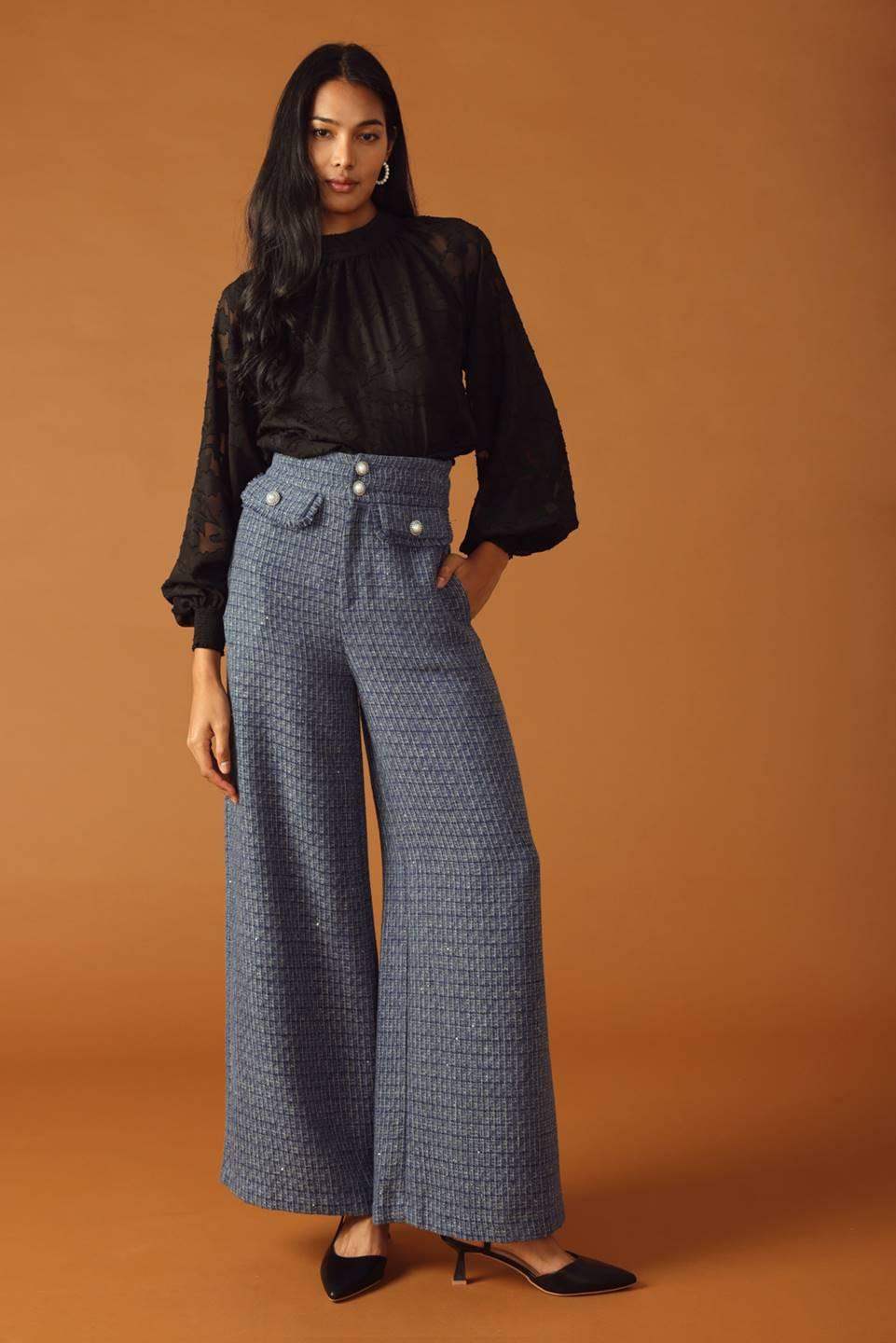 THREADS OF DESTINY TWEED PANTS - Flying Tomato - Flyclothing LLC