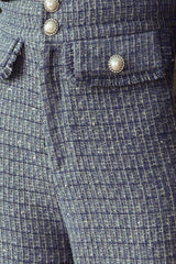 THREADS OF DESTINY TWEED PANTS - Flying Tomato - Flyclothing LLC