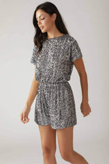 TIME FLIES SEQUIN ROMPER - Flying Tomato - Flyclothing LLC