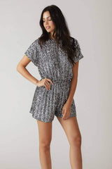 TIME FLIES SEQUIN ROMPER - Flying Tomato - Flyclothing LLC