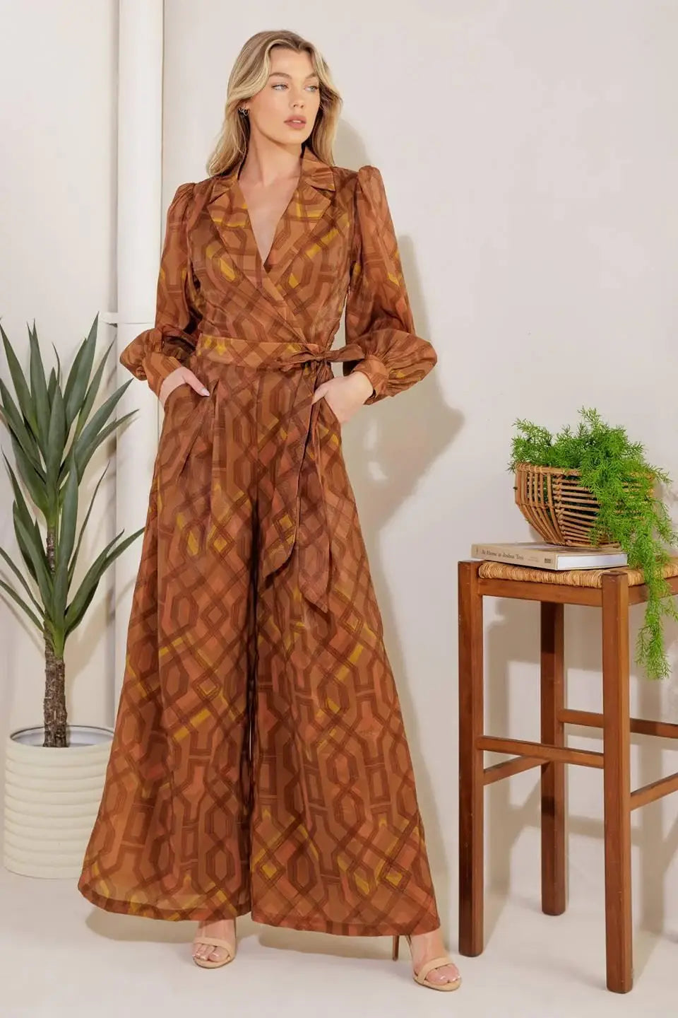 LOST IN THE STARS WOVEN JUMPSUIT - Flying Tomato - Flyclothing LLC