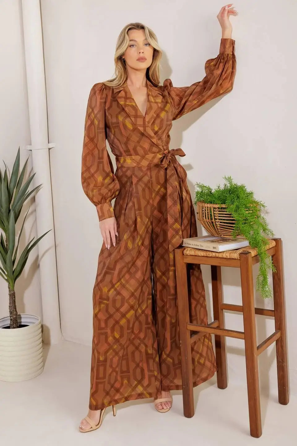 LOST IN THE STARS WOVEN JUMPSUIT - Flying Tomato - Flyclothing LLC