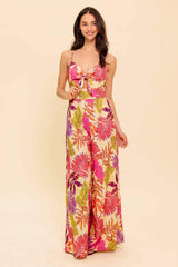 SAFE HAVEN PINK WOVEN JUMPSUIT - Flying Tomato - Flyclothing LLC