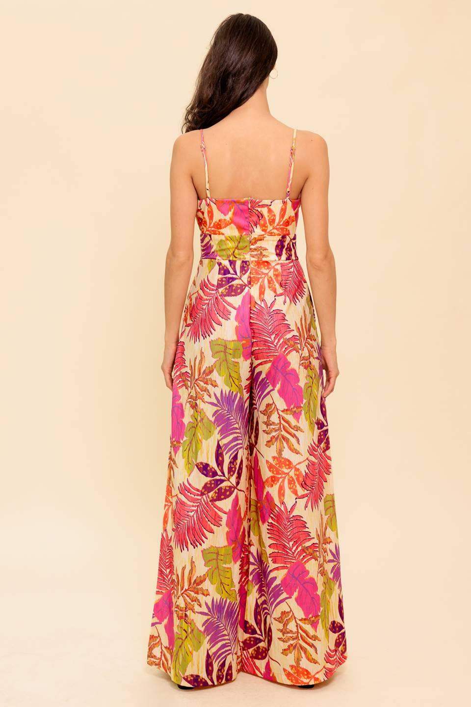 SAFE HAVEN PINK WOVEN JUMPSUIT - Flying Tomato - Flyclothing LLC
