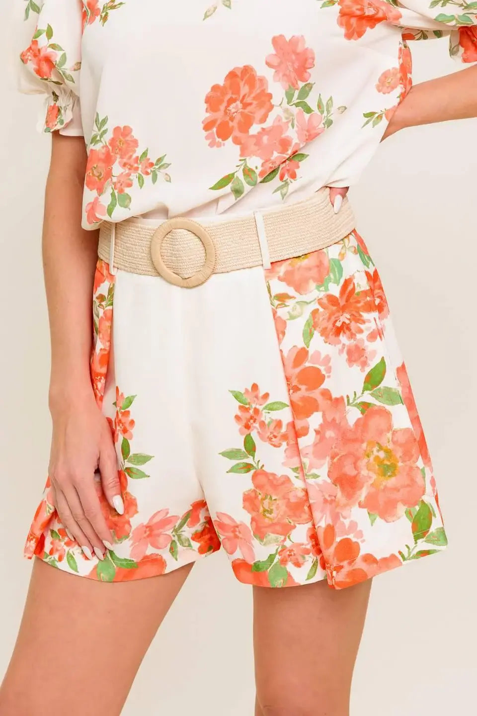 LOVELY DAYS IVORY WOVEN SHORT - Flying Tomato - Flyclothing LLC