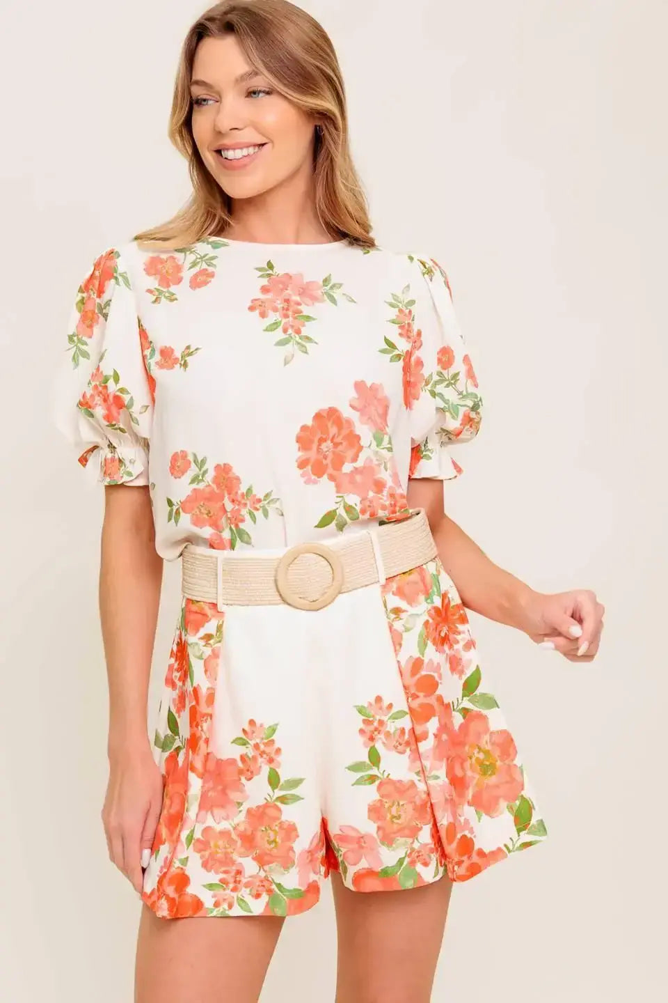 LOVELY DAYS IVORY WOVEN SHORT - Flying Tomato - Flyclothing LLC