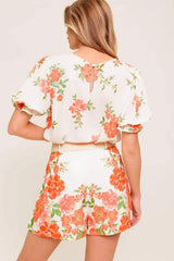 LOVELY DAYS IVORY WOVEN SHORT - Flying Tomato - Flyclothing LLC