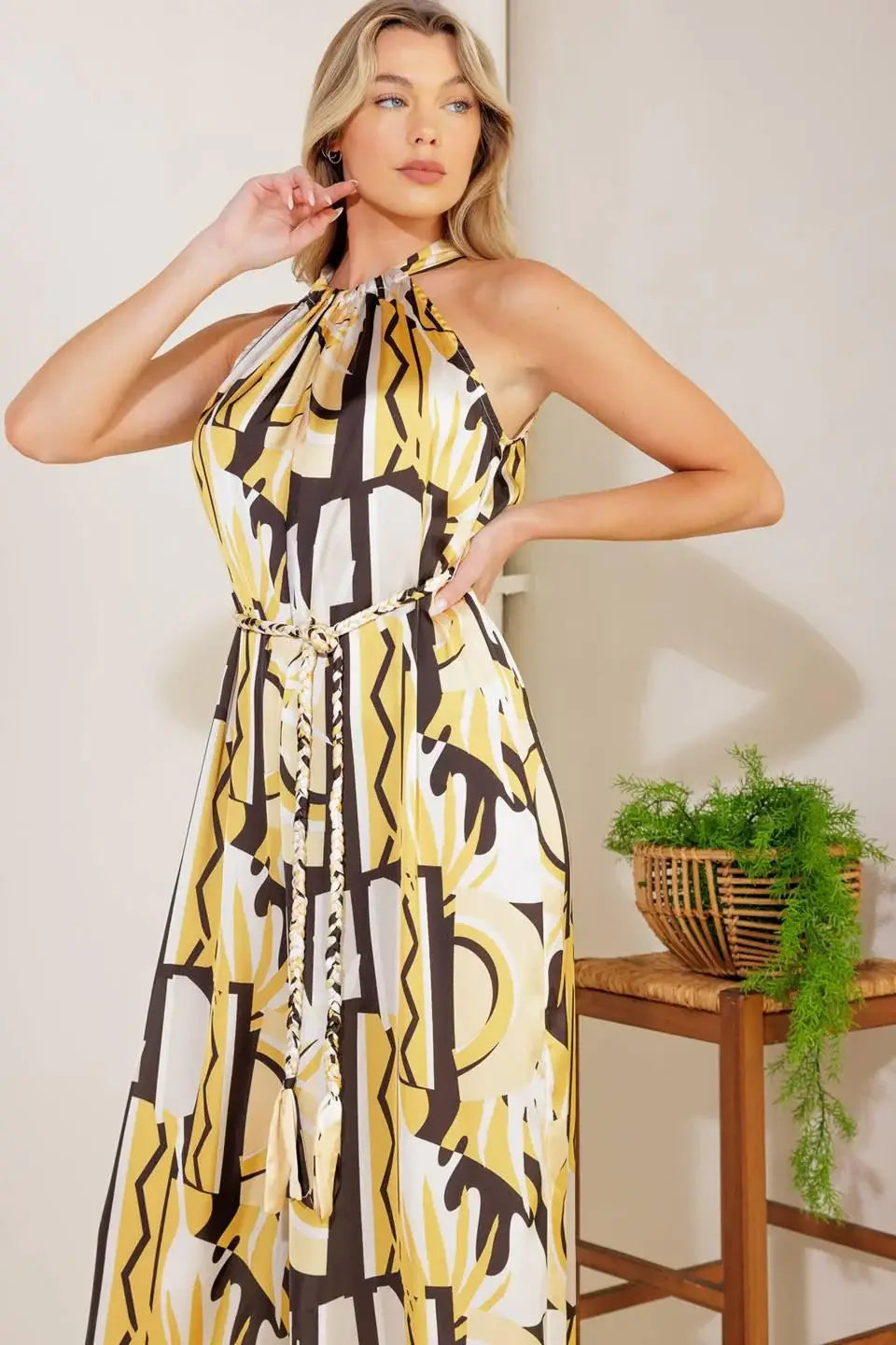 PASSING GLANCES WOVEN JUMPSUIT - Flying Tomato - Flyclothing LLC