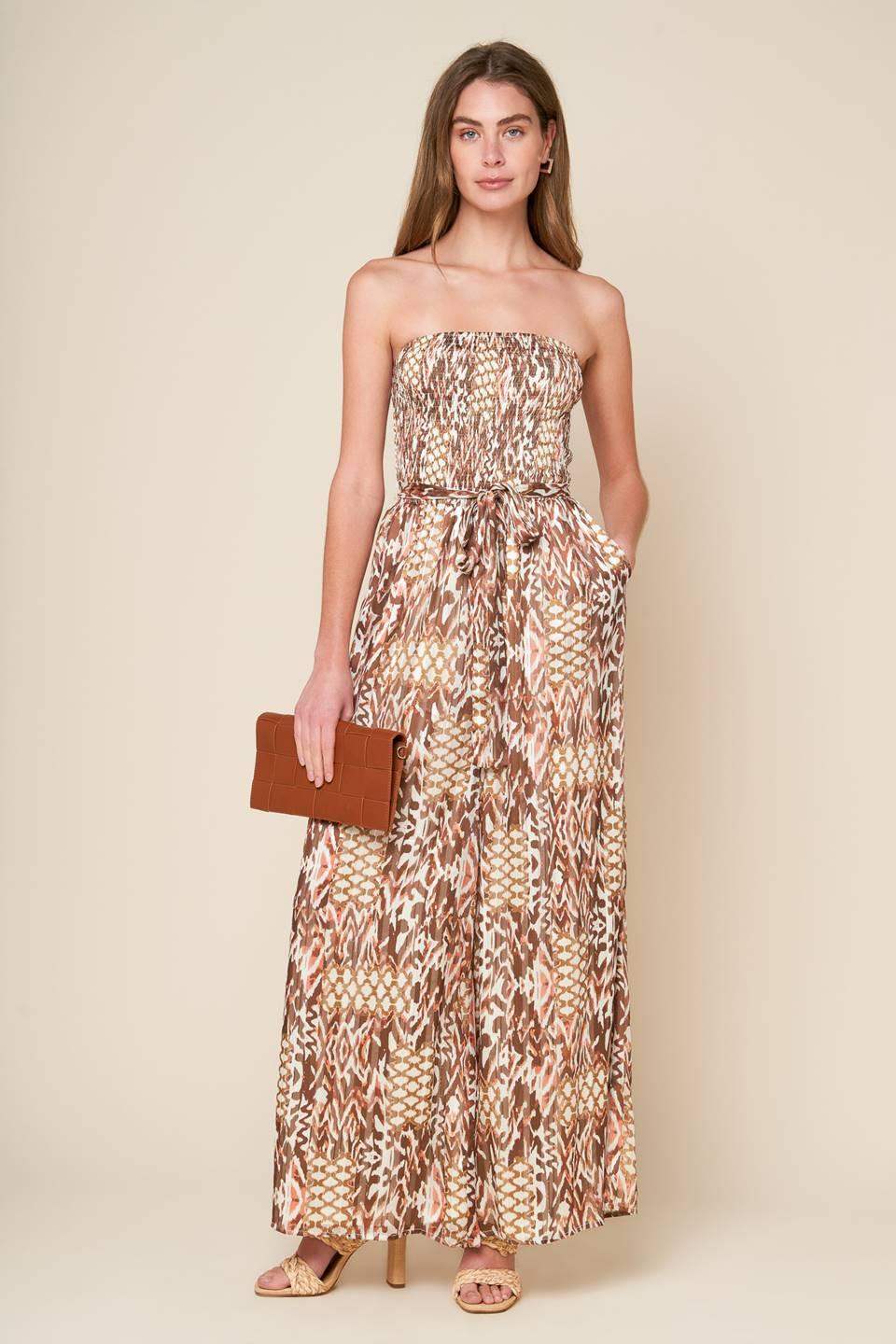 EPITOME OF ALLURE WOVEN JUMPSUIT - Flying Tomato - Flyclothing LLC