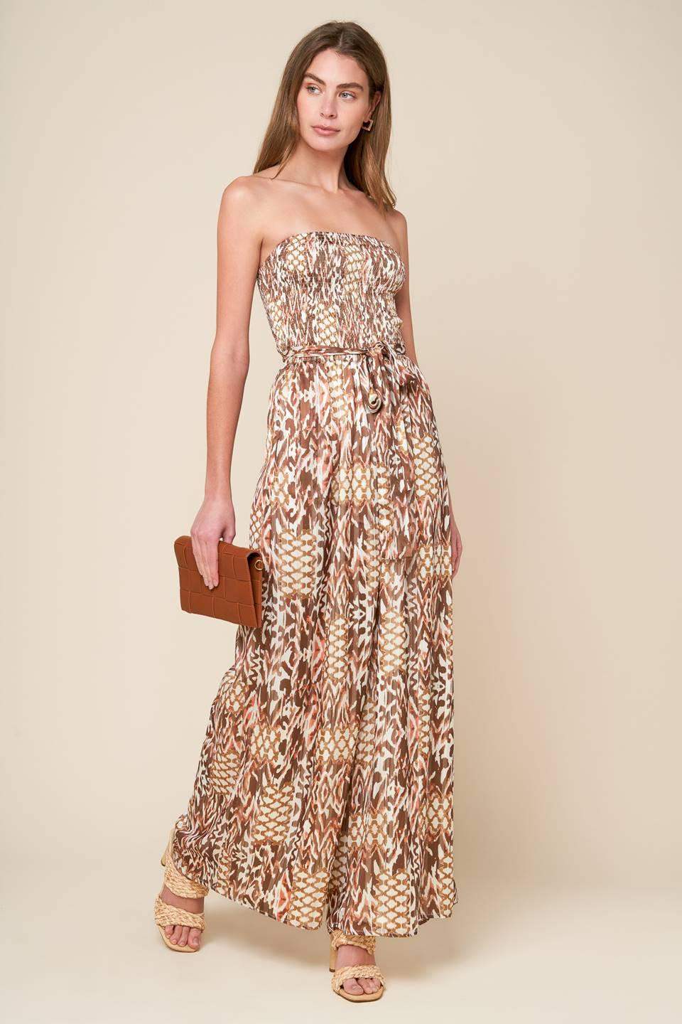 EPITOME OF ALLURE WOVEN JUMPSUIT - Flying Tomato - Flyclothing LLC