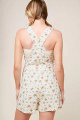 INVITE ONLY OFF WHITE WOVEN ROMPER - Flying Tomato - Flyclothing LLC
