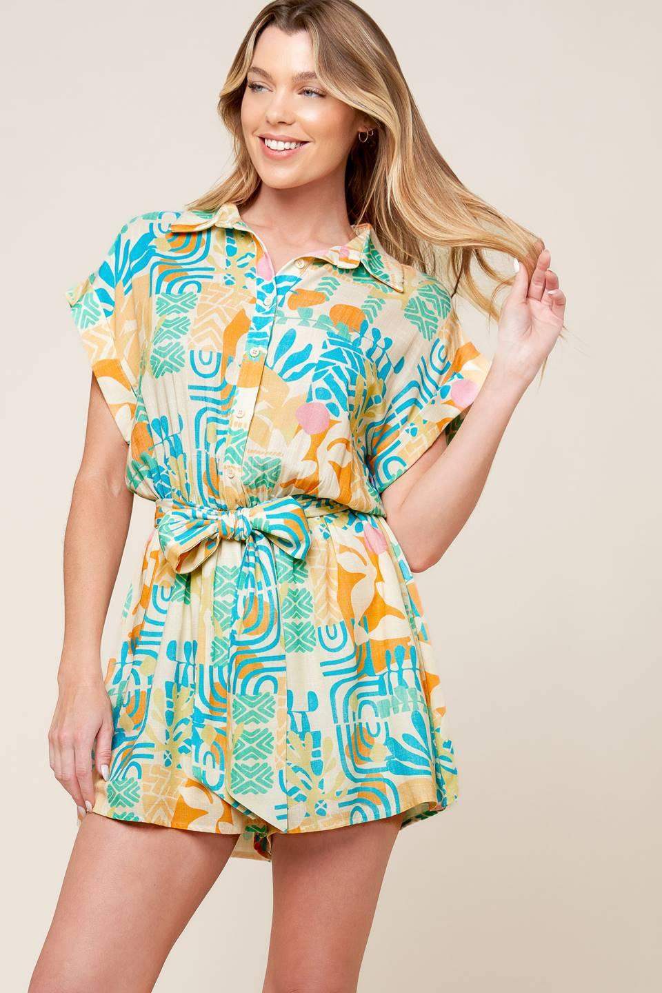 SOMETHING SPECIAL WOVEN ROMPER - Flying Tomato - Flyclothing LLC