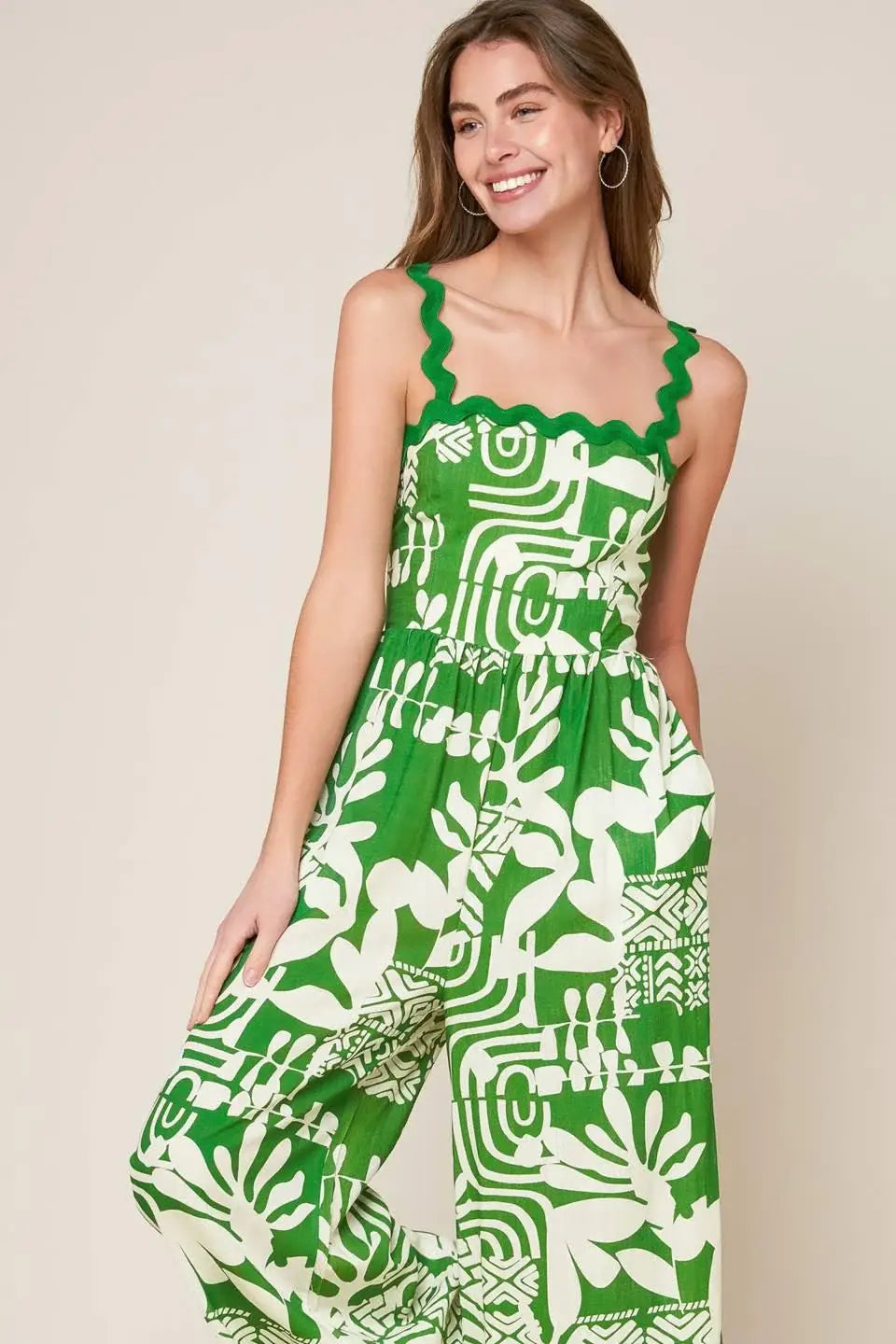 SIMPLY THE VIBE WOVEN JUMPSUIT - Flying Tomato - Flyclothing LLC