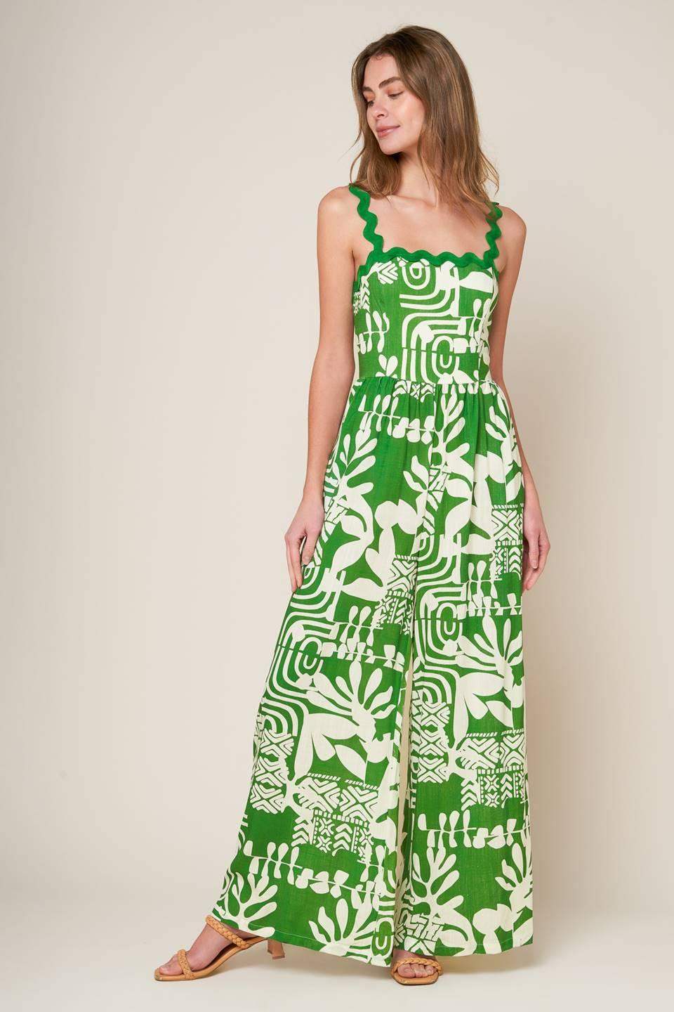 SIMPLY THE VIBE WOVEN JUMPSUIT - Flying Tomato - Flyclothing LLC