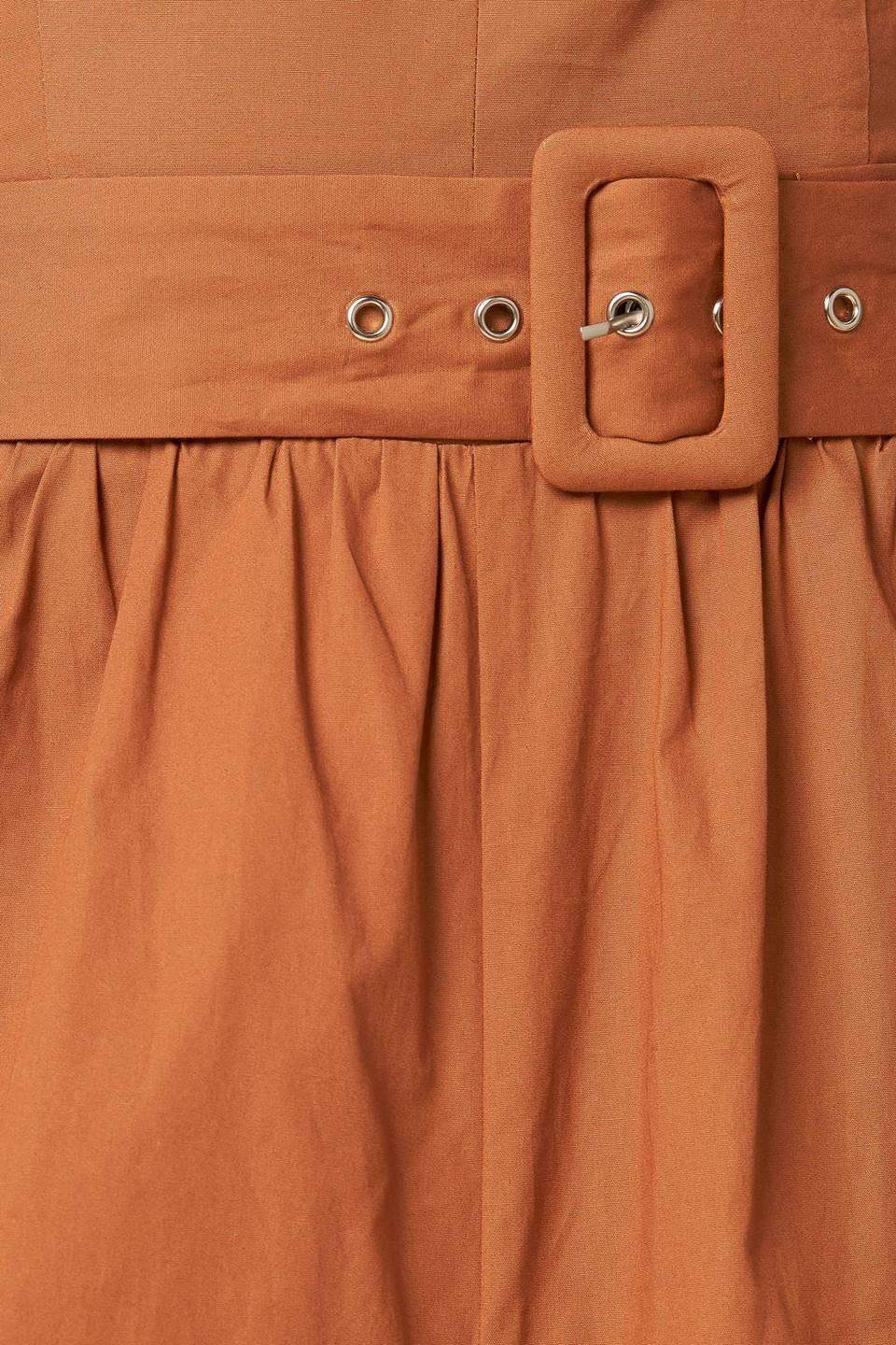ELEVATED ICON BROWN WOVEN JUMPSUIT - Flying Tomato - Flyclothing LLC