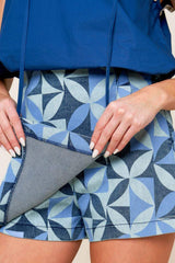 ENTICING DARLING BLUE DENIM SKORT - Flying Tomato - Flyclothing LLC