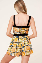 PERFECT TIMING WOVEN ROMPER - Flying Tomato - Flyclothing LLC