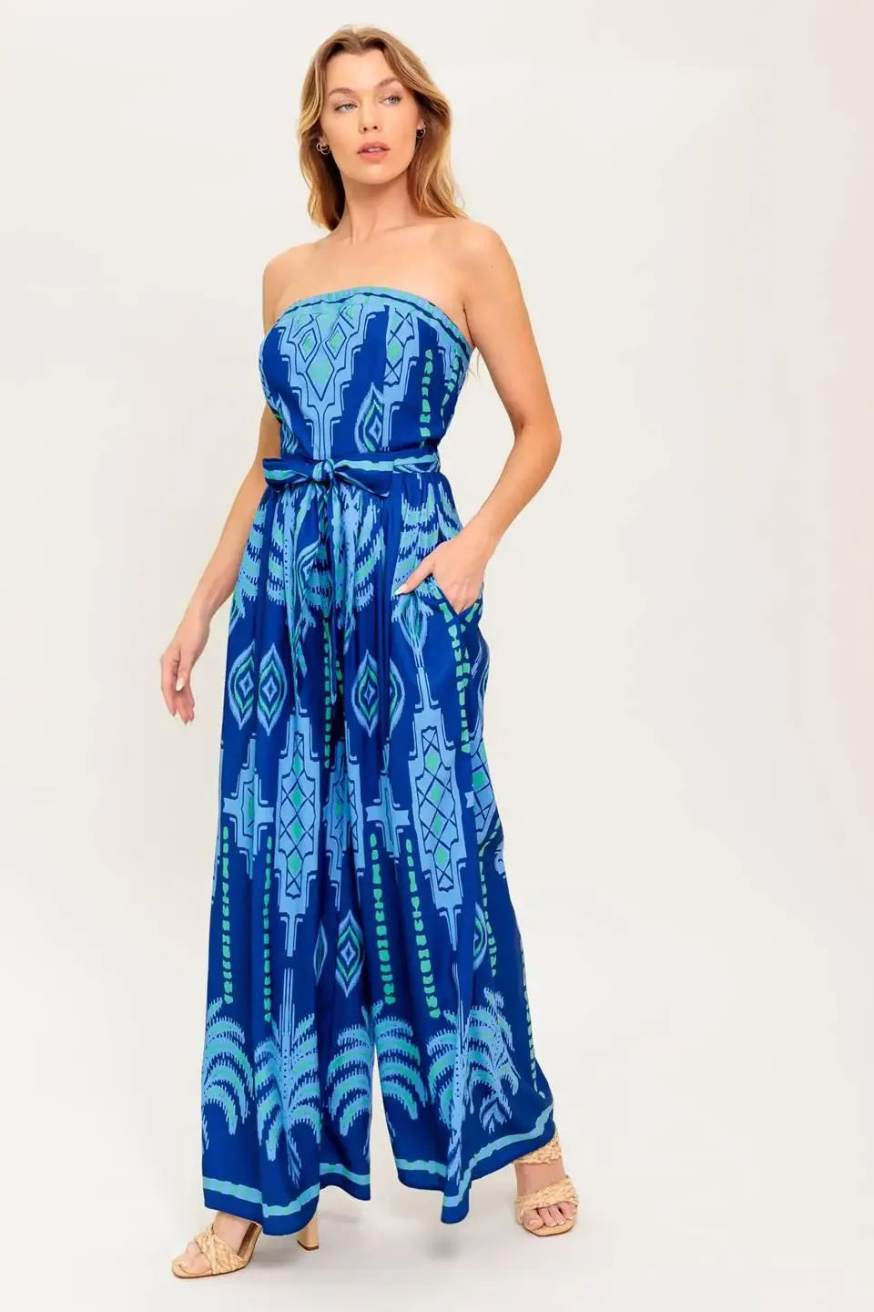 CHASING MAGIC WOVEN JUMPSUIT - Flying Tomato - Flyclothing LLC