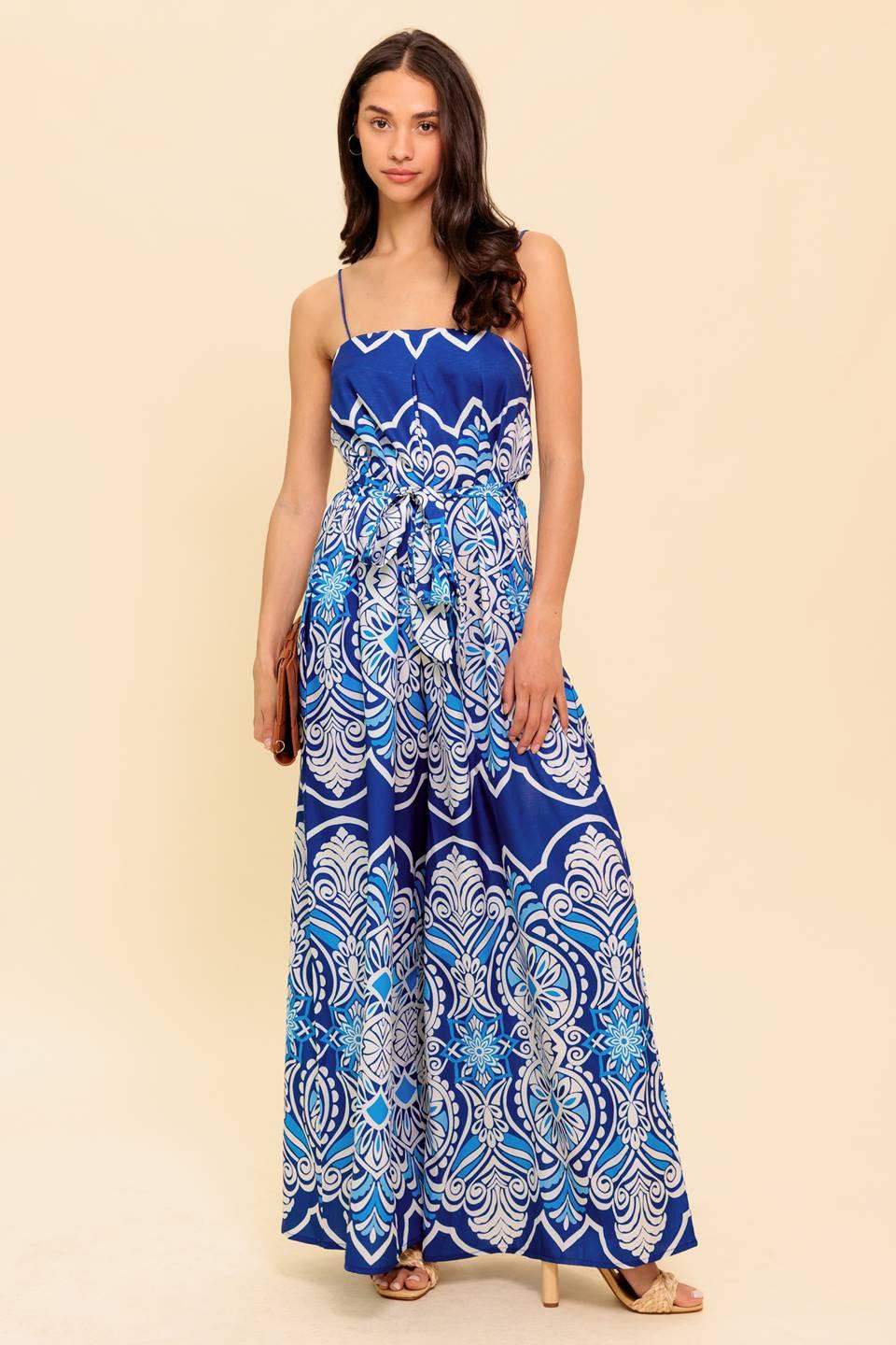 HIT THE BREEZE WOVEN JUMPSUIT - Flying Tomato - Flyclothing LLC