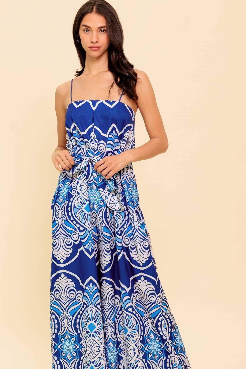 HIT THE BREEZE WOVEN JUMPSUIT - Flying Tomato - Flyclothing LLC