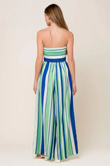 RIVERSIDE SIPS WOVEN JUMPSUIT - Flying Tomato - Flyclothing LLC