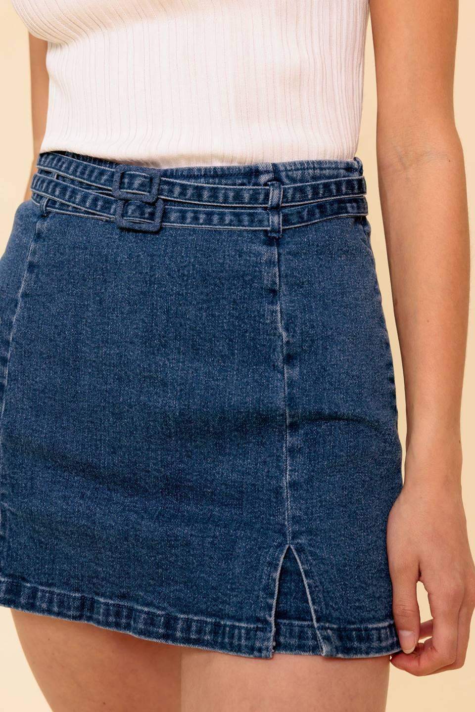 SUNDAY AFTERNOONS MEDIUM INDIGO SKORT - Flying Tomato - Flyclothing LLC
