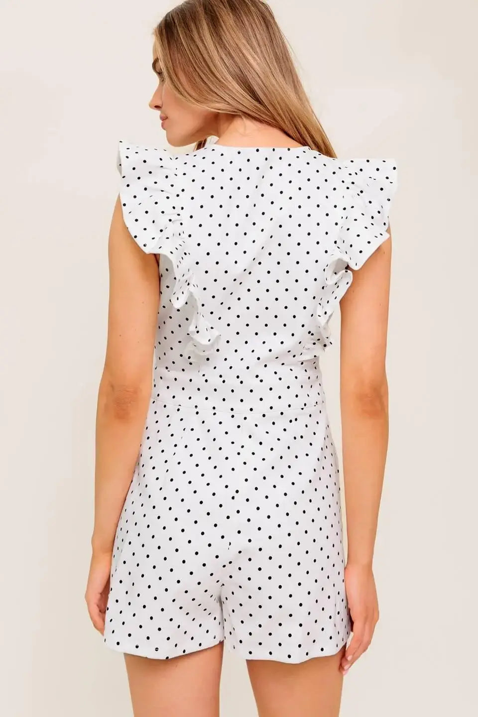 SUNNY MOOD WOVEN ROMPER - Flying Tomato - Flyclothing LLC