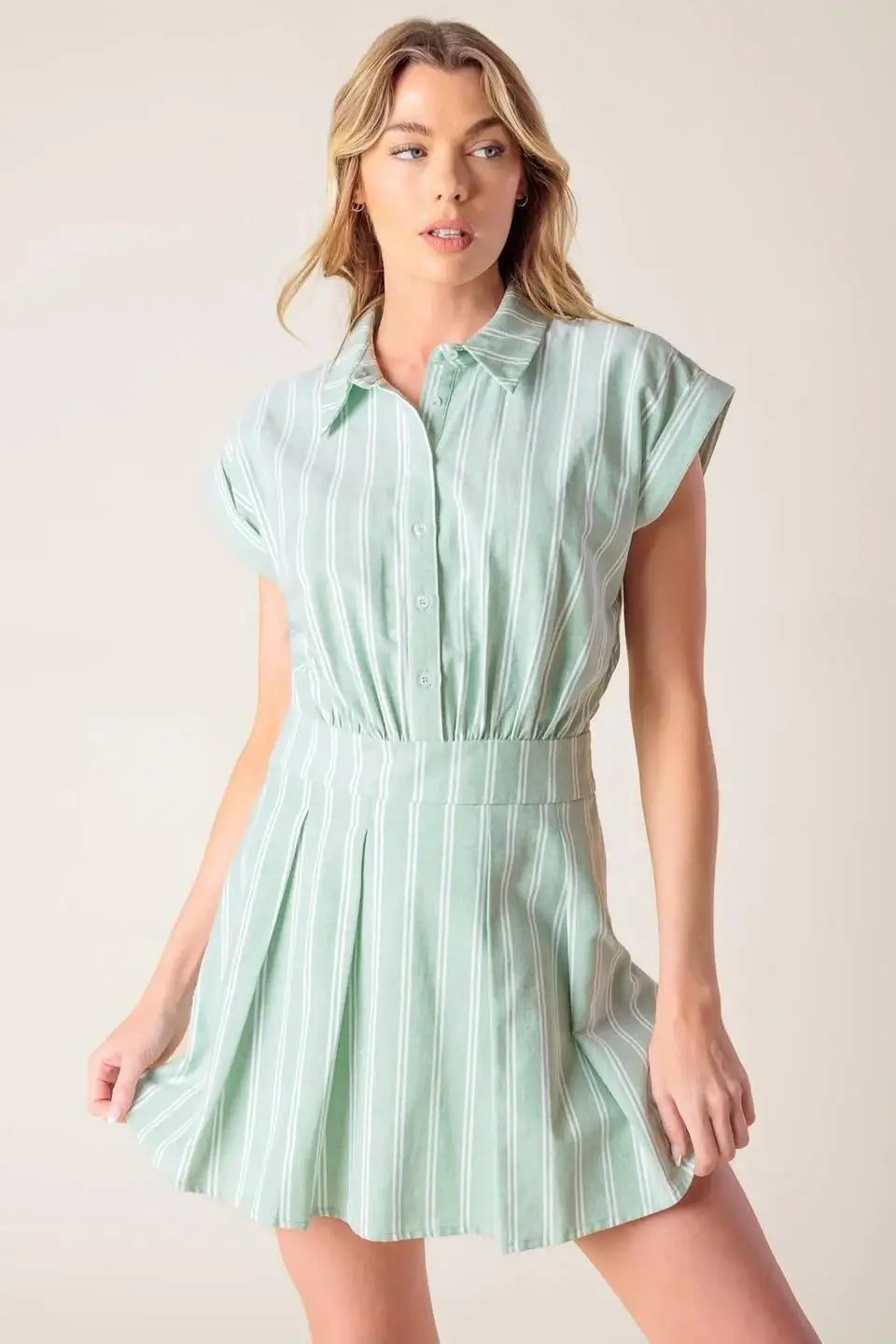 BRIDGET LA FRANCE WOVEN ROMPER - Flying Tomato - Flyclothing LLC