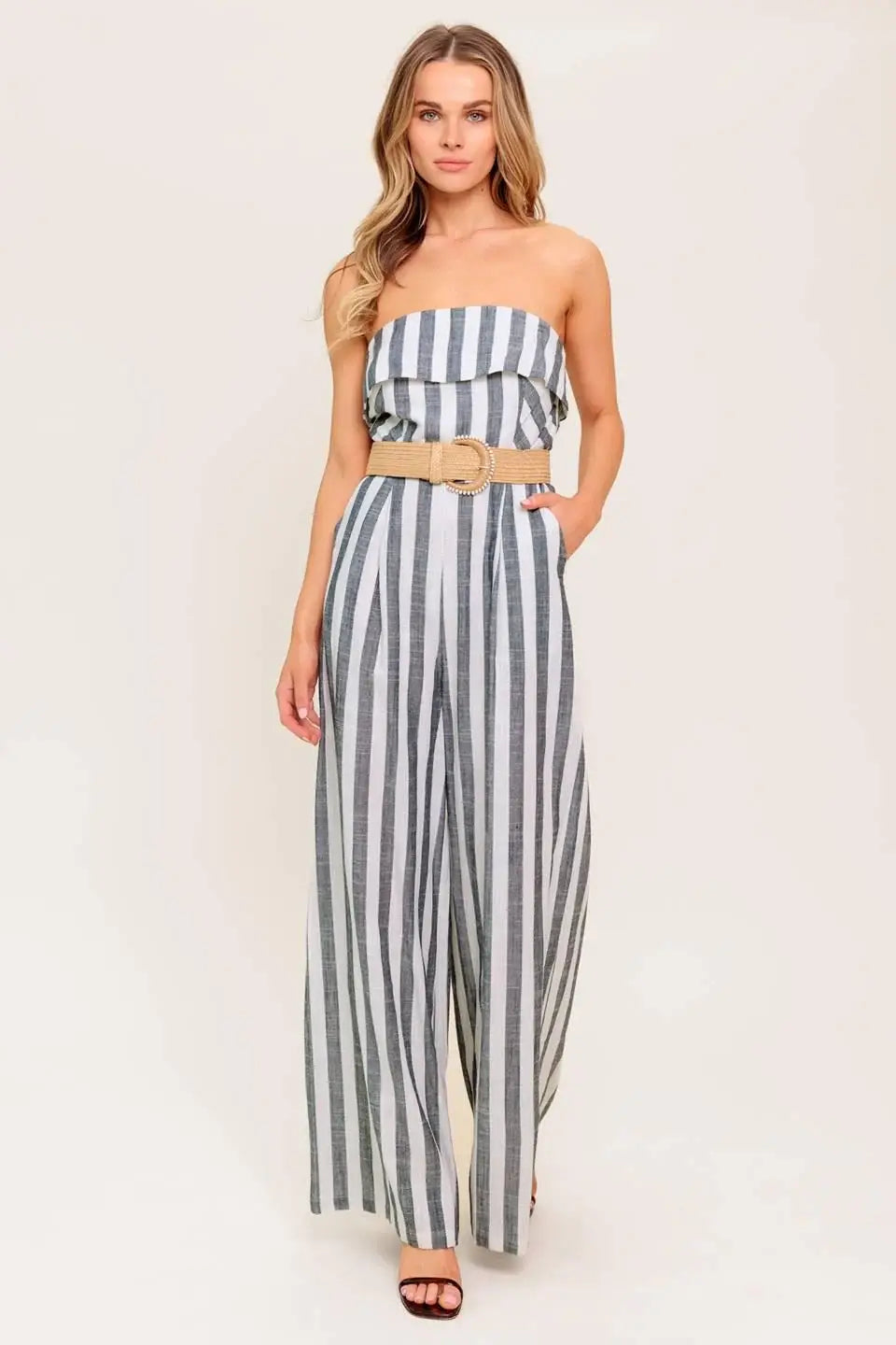 URBAN SOUL WOVEN JUMPSUIT - Flying Tomato - Flyclothing LLC